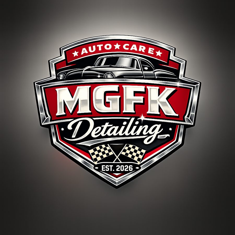 Logo option 3 — vintage auto-care badge/shield